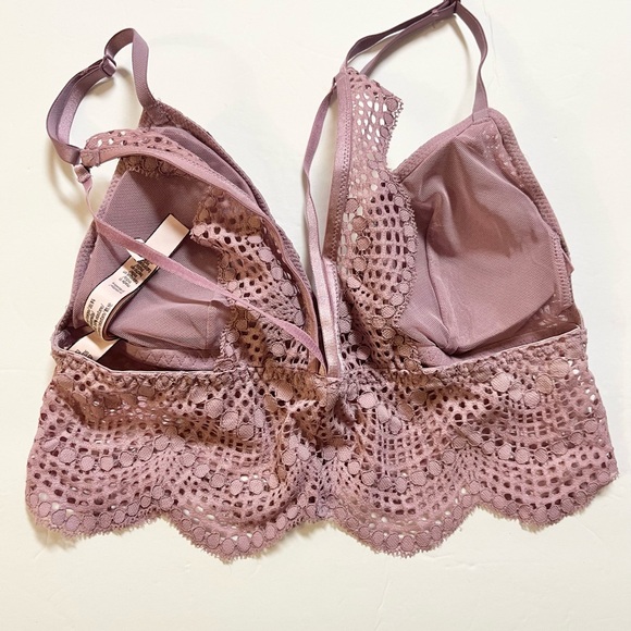 Victoria’s Secret long line lace scolloped bralette S - Picture 7 of 8